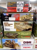 Group of six various 1:35 scale military models (as illustrated), MiniArt,