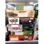 Group of six various 1:35 scale military models (as illustrated),