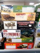 Group of six various 1:35 scale military models (as illustrated),