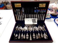 A canteen of Viners The Parish Collection silver plated cutlery