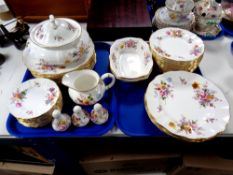 Forty-seven pieces of Royal Crown Derby 'Derby Posies' dinner ware