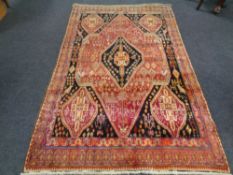 A Khamseh rug, South West Iran,