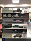 Meng modelling kits - Group of six 1:35 scale military and civilian trucks (as illustrated)