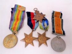 A WWI 1914 August-November Star named to 3/1375 Private E Doyle, Royal Highlanders,