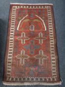 A Baluchi rug,