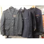 A quantity of fireman's uniforms,