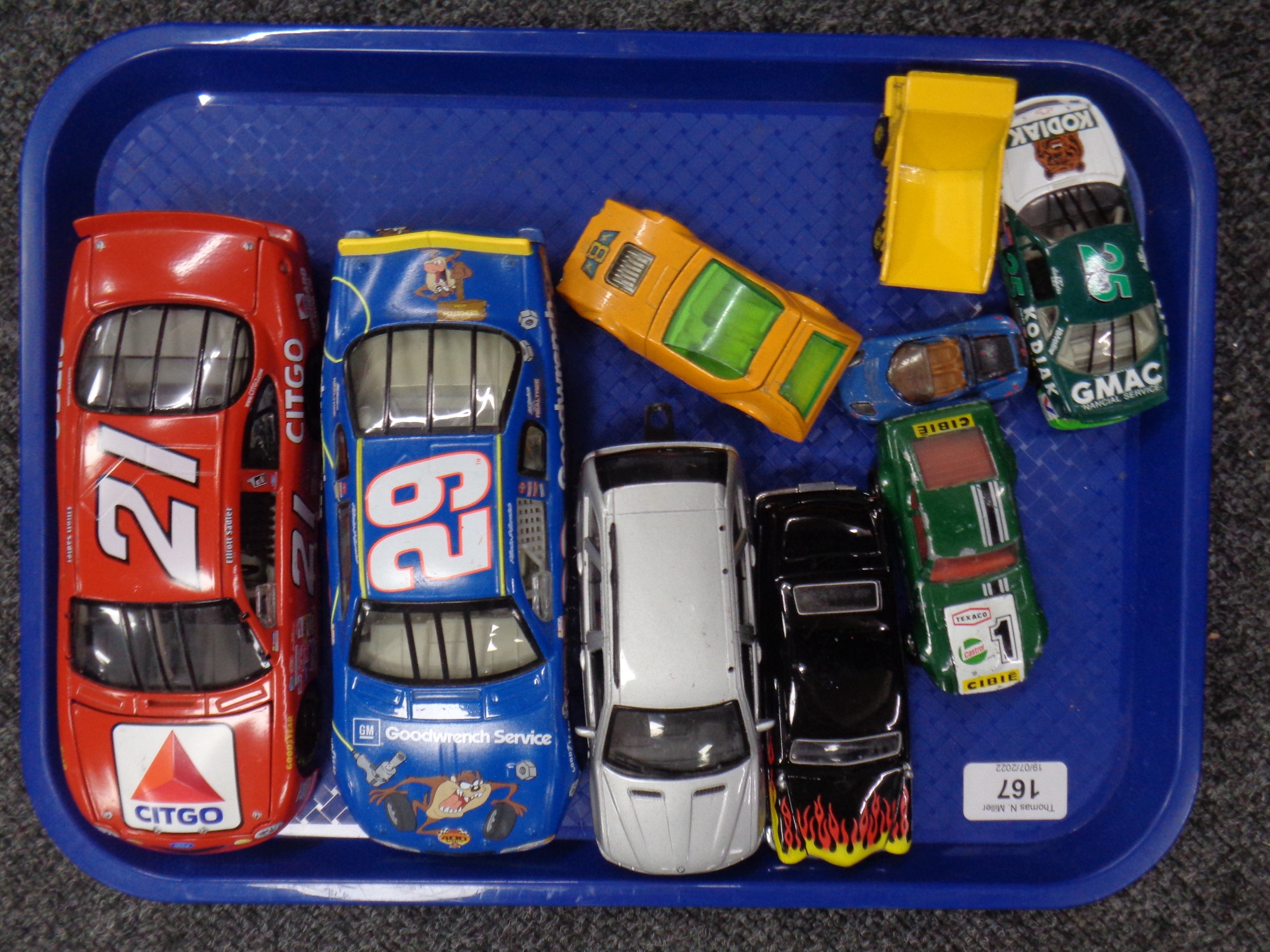Looney Tunes Nascar , Michael Waltrip #21 Citgo Winston Nascar, and other 20th century model cars.