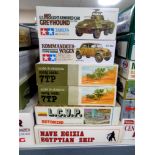 Group of six various 1:35 scale military models (as illustrated),