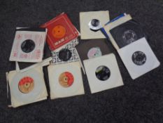 Thirty eight vinyl 7" singles to include The Beatles, Queen,