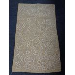 A Kashmir chain stitch rug,