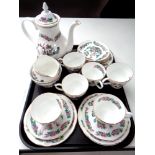 A 21 piece Newcastle upon Tyne china tea set