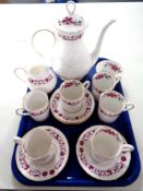 A fifteen piece Royal Albert floral decorated coffee set