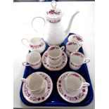 A fifteen piece Royal Albert floral decorated coffee set