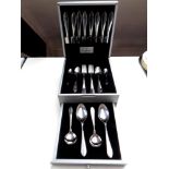 A canteen of Viners stainless cutlery