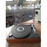A Pioneer PL-11A stereo turntable