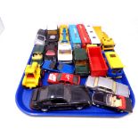 A tray of 20th century die cast vehicles,