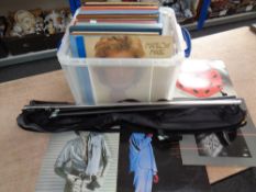 A crate of vinyl LP's and box sets including easy listening,