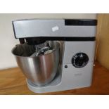A Kenwood Major food mixer with accessories