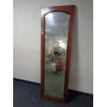 An Edwardian mirrored wardrobe door