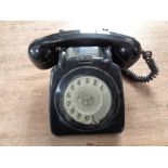 A Bakelite GPO telephone