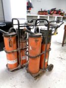 Two dust control units on trolleys CONDITION REPORT: Lot 622 - 653 are items found