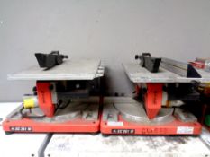 Two Stayer SC 261 W mitre saws 110v CONDITION REPORT: Lot 622 - 653 are items found