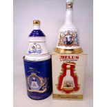 A Bells Old Scotch Whisky decanter commemorating the birth of Princess Eugenie together with