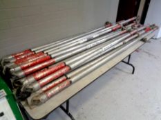 A quantity of aluminium scaffolding rails CONDITION REPORT: Lot 622 - 653 are items