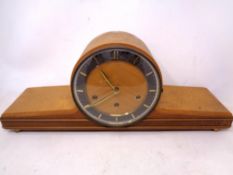 An Art Deco eight day mantel clock
