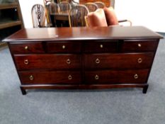 A Stag Minstrel eight drawer chest
