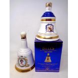 A Bells Extra Special Old Scotch Whisky decanter - Golden Wedding Anniversary of the Queen and Duke