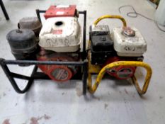 Two Honda generators CONDITION REPORT: Lot 622 - 653 are items found in a storage