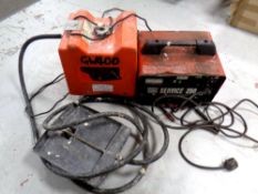 A Service 250 battery charger together with an industrial wallpaper stripper CONDITION