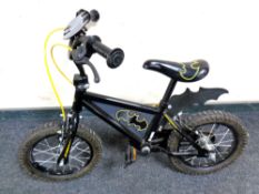 A child's batman bike