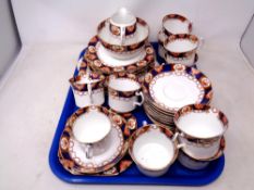 A tray of 37 pieces of antique Heathcote china