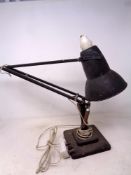 A mid century angle poise lamp