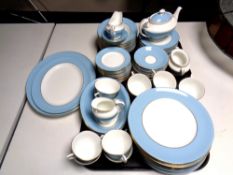Approximately 86 pieces of Royal Doulton tea and dinner ware CONDITION REPORT: on