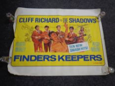 A small quantity of vintage music / film posters,