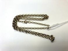 A 9ct gold necklace, length 67cm CONDITION REPORT: 10.