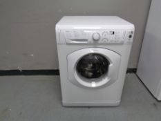 A Hotpoint Aquarius washing machine.