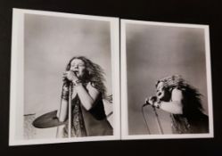 Vintage 1974 photo's of Janis Joplin at Woodstock in 1969, images by photographer Jim Marshall.