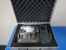A Gastec acidity measurement kit in a galvanized case.