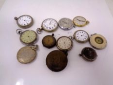 A tin of antique and later pocket watches