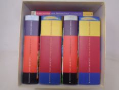 Five various Harry Potter volumes,