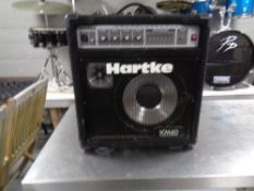 A Hartke KM60 keyboard amplifier.