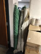 10 rolls of upholsterers fabric.