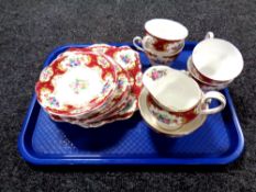 A tray of Royal Standard Lady Fayre tea china.
