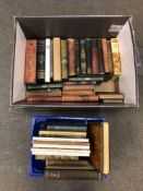 Two boxes containing a total of 38 antique and later books - Local history relating to