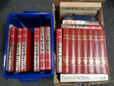 Two boxes containing Orbis World War 2 volumes,