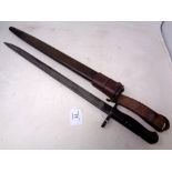 An American Remington bayonet stamped 1913,